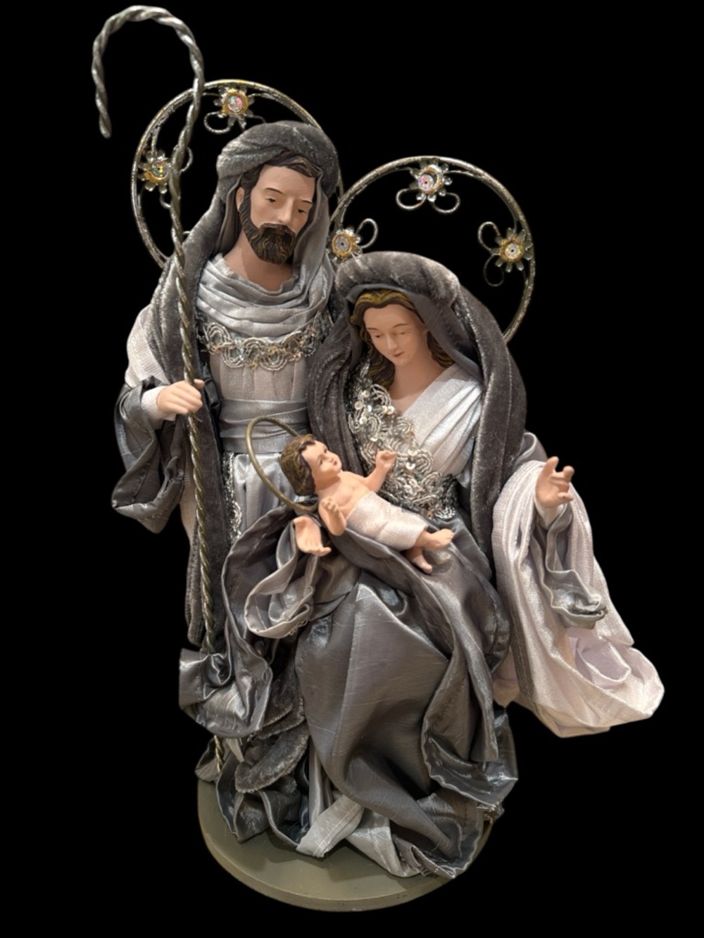 Vintage Holy Family Nativity Mary Joseph Baby Jesus